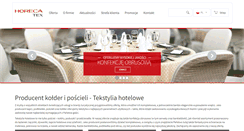 Desktop Screenshot of horecatex.pl